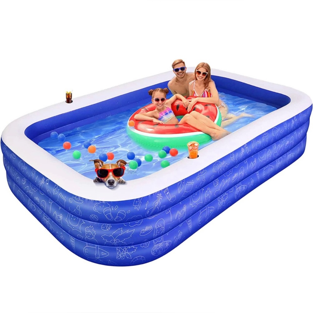 120" X 72" X 22" Inflatable Swimming Pool~Family Size~Brand New in Box